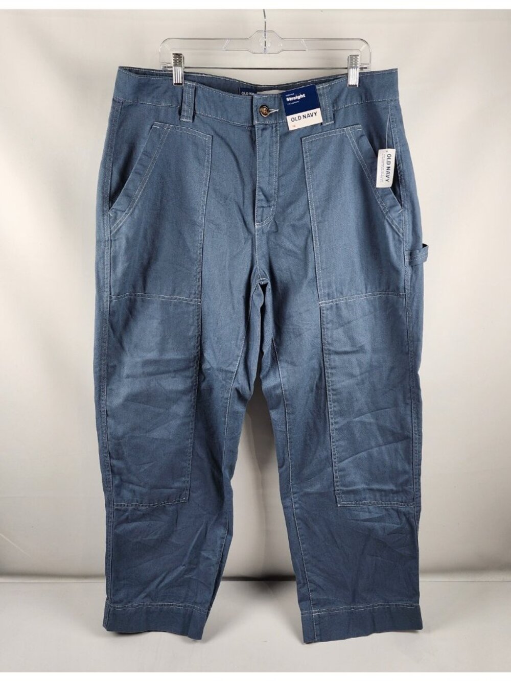 Old Navy Jeans Women 16 Blue High Rise Straight Denim (38x30) NWT